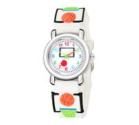 KingbeefLIU Guarda Il Modello Di Pallacanestro Multicolore Orologio Da Polso Regolabile Da Ragazzo Carino Sportivo Da Ragazza Cymbidium