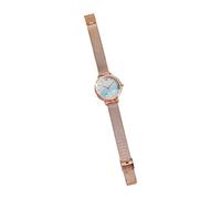 KingbeefLIU Orologio da donna semplice quadrante rotondo Quicksand cuscinetto a sfera orologio da polso al quarzo regalo azzurro
