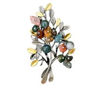 KingbeefLIU Regalo di Gioielli di Spilla Vintage Elegante Spilla Colorata Strass Albero Spilla Albero di Natale Donne Regalo Spilla