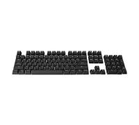 KingbeefLIU Tappo per Tasti 104 Pezzi/Set Sostituzione Tasti per Tastiera Meccanica con Retroilluminazione A Forma Quadrata PBT Nero