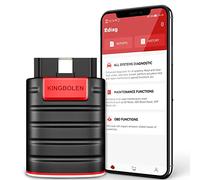 KINGBOLEN Ediag All Systems Obd2 Scanner Bluetooth, Bidirectional OBDII Diagnostic Tool with ECU Coding, Active Test, 15+ Reset Functions, TPMS Reset for iPhone & Android, All Software 1 Year Free
