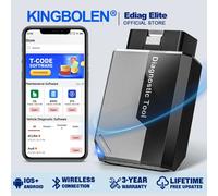 KINGBOLEN Ediag Elite 2026, Scanner OBD2 Bluetooth, Aggiornamenti Gratuiti a Vita, Strumento di Diagnosi Bidirezionale per iOS e Android