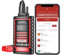 KINGBOLEN Ediag Plus Bluetooth Scanner, All System Bidirectional Control OBD2 Diagnostic Scanner for iOS & Android with ECU Coding, CAN-FD Protocol, Auto VIN, 15+ Service Functions All 1 Year Free