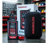 KINGBOLEN Ediag Plus - Diagnostica per Tutti i Sistemi, 15 Reset, Codifica ECU, Test Attivo, Scanner OBD2, Supporto CAN FD FCA, 1 Anno di Aggiornamenti Gratuiti