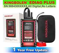 KINGBOLEN Ediag Plus Bluetooth Scanner, All System Bidirectional Control OBD2 Diagnostic Scanner for iOS & Android with ECU Coding, CAN-FD Protocol, Auto VIN, 15+ Service Functions All 1 Year Free