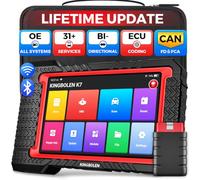 KINGBOLEN K7 OBD2 auto diagnostica, Bidirezionale Diagnosi Auto in Italiano, Codifica ECU online, Sistema Completo, 31+ Reset, CANFD, FCA/SGW, Aggiornamento a vita