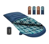 KingCamp, 90 x 35 cm, grande e alto, cerniera insieme famiglia 4 stagioni, leggero, resistente all'acqua per campeggio, escursionismo, zaino in spalla Unisex, NAVY SINISTRA 90x35, 90" × 35"