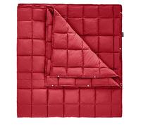 KingCamp Coperta da campeggio leggera per esterni, 200,7 x 144,8 cm, coperta da viaggio multifunzionale calda, coperta per dormire ultraleggera con bottoni a pressione, trapunta per picnic, spiaggia,