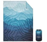 KingCamp Coperta da Campeggio Ultraleggera e Impermeabile,200 x 145 cm,Indossabili,Coperta Termica da Viaggio Ripiegabile per Picnic all'aperto,Spiaggia,Escursionismo,Auto,Interni,Ciano Mare