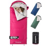 KingCamp Sacchetto da campeggio per bambini in cotone, Leggero e impermeabile, adatto per interno ed esterno, per bambini di 10-12 anni (fino a 100-140 cm), Rosa
