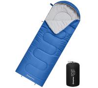 KingCamp Sacco a Pelo Invernale Sacchi a Pelo Campeggio Singola 3 Stagioni Leggero Impermeabile Compatto Portatile per Trekking Campeggio Alpinismo Viaggi Escursionismo Adulti 220 x 75 cm Blu Ds.