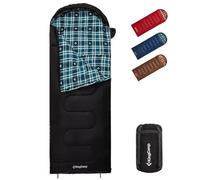 KingCamp Schlafsack, Sacco Nanna Invernale Unisex Adulto, 300 G Nero L, 230×90cm