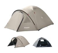 KingCamp Tenda da campeggio ultraleggera per 4 persone, 135 cm, spaziosa tenda da trekking PU3000 mm, impermeabile, design a cupola con ventilazione migliorata, per avventure all'aperto, escursioni e
