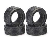 KINGCOO 1/10 Pneumatici RC per auto stradali, 4 pezzi 64mm Pneumatici in gomma RC per auto con inserti in schiuma per 1:10 RC On Road Runflating Touring Racing Car per Tamiya HSP HPI Kyosho (B)