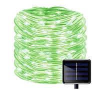 KINGCOO 100LED Catena Luminosa Solare, Impermeabile 39ft/12M Stringa Luci Corda Tubo Rame Decorative per Natale Giardino Sentiero (Verde)