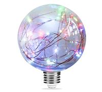 KINGCOO G95 Lampadina Vintage Edison, E27 180LM Retro LED Lampadina Decorativo Filo di Rame Globo String Luce per Natale Casa Festa Nozze Barre (Multicolore)