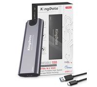 KingData Alloggiamento M.2 NVMe, Adattatore USB 3.1 per 2230/2242/2260/2280 M.2 Con Cavo USB C ad A