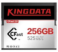 KINGDATA CFast 2.0 256GB Scheda di memoria CF card ad alta velocità per video 4K registrazione HD compatibile con fotocamere professionali