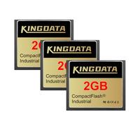 KINGDATA compactFlash industriale 2GB 3 Pack Scheda di memoria FAT16 Tipo I per apparecchiature industriali e fotocamere digitali Vecchie