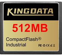 KINGDATA compactFlash industriale 512MB Scheda di memoria cf card FAT16 Tipo I per apparecchiature industriali e fotocamere digitali Vecchie