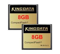 KINGDATA Scheda CompactFlash 8GB 2pack CF133X FAT32 Tipo I per Fotocamere Digitali Vintage