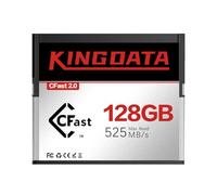 KINGDATA Scheda di memoria CFast 2.0 da 128GB cf card ad alta velocità per video 4K e registrazione HD compatibile con fotocamere professionali