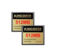 KINGDATA Scheda di memoria compatta Flash industriale 2 pack 512 MB FAT16 Tipo I per apparecchiature industriali e fotocamere digitali Vecchie