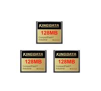 KINGDATA Scheda di memoria compatta Flash industriale 3pack 128MB FAT16 Tipo I per apparecchiature industriali e fotocamere digitali Vecchie