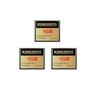 KINGDATA Scheda di memoria compatta Flash industriale 3Pack 1GB FAT16 Tipo I per apparecchiature industriali e fotocamere digitali Vecchie