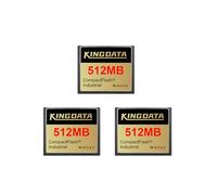 KINGDATA Scheda di memoria compatta Flash industriale 3pack 512MB FAT16 Tipo I per apparecchiature industriali e fotocamere digitali Vecchie