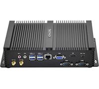 KINGDEL Fanless Mini PC, potente Nettop con i7 11o Gen. CPU, 8GB DDR4 RAM, 128GB NVMe SSD, 4K 4096x2304, Wi-Fi 6E + BT 5.2, HD Port, 2xCOM RS232