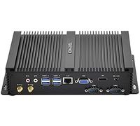 KINGDEL Mini PC 4 core i5-8250U, 16GB DDR4 RAM 128GB SSD, Desktop Business Computer, 4K Display, Fanless, 2.4/5.0GHz Wi-Fi, HD/VGA/2xCOM/4xUSB3.0