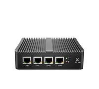 KINGDEL Mini PC Celeron J4125 4 core fino a 2.70 GHz 8 GB DDR4 RAM 128 GB SSD Supporto 4K 2xUSB 1xHD 4xGigabit LAN Router Home Firewall Micro Appliance