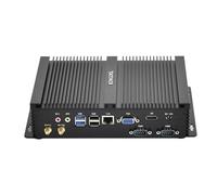 KINGDEL Mini PC Gaming, Fanless Small Desktop Computer con i5 12a Generazione CPU, 4K 4096x2304, Wi-Fi 6E + BT 5.2, HD Port, VGA, 16GB RAM, 1TB NVMe SSD, 2xCOM RS232, Full Metal Case
