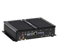 KINGDEL Mini PC Industriale, Mini Computer Fanless con i5 13a Gen. CPU 10C/12T, 8GB DDR4 RAM, SSD NVMe 128GB, 4K 4096x2304, Porta HD, VGA, Gigabit Ethernet, Full Metal Case