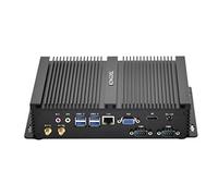 KINGDEL Mini PC, Nettop i5 CPU Personal Computer, 16 GB di RAM, 256 GB SSD, 2xCOM RS232 | 4xUSB 3.0 | HD | VGA | OS, Metal Body