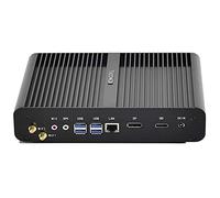 KINGDEL NC860 fanless Desktop PC, Mini Business computer con i7 11 ° Gen. 4 Cores CPU, 8GB DDR4 RAM, 1TB NVMe SSD, 4K: 4096x2304, HD, DP, Gigabit Ethernet, Wi - Fi 6E + BT 5.2