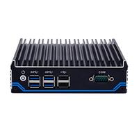 KINGDEL X12 Mini PC Home Firewall Celeron J4125 4 Cores CPU 4GB DDR4 RAM 128GB SSD UHD Graphics 600 Support 4K 1xHD 2xDP 2xLAN 4xUSB3.0 1xCOM