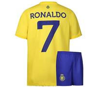 Kingdo Maglia da Calcio al-NASSR Home - 2025-2026 - Bambino e Adulto - Ragazzi - Divisa da Calcio - Regali per Il Calcio - Abbigliamento Sportivo - Taglia L