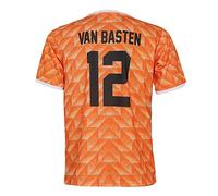 Kingdo Maglia da Calcio Campionato Europeo 88 1988 - Arancione - Nazionale Olandese - Bambino e Adulto - Ragazzi - Regali per Il Calcio - Maglietta Sportiva - Abbigliamento Sportivo - Taglia L