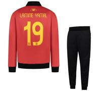 Kingdo Tuta Spagna Lamine Yamal - Bambino e Adulto - Maglietta sportiva, rosso, 140 cm