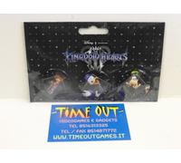 KINGDOM HEARTS 3 III, SPILLE UFFICIALI, OFFICIAL PINS BUTTON BADGE, NUOVE, NEW