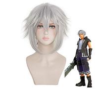 Kingdom Hearts III Riku Iron Grey Parrucca corta Cosplay Costume Uomo Donna Parrucche sintetiche termoresistenti MZ-1315