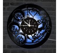 Kingdom Hearts - Orologio da parete a forma di disco in vinile, realizzato a mano, tema: eroi, tema: Space Wars, epica guerre spaziali, stile vintage, decorazione per la casa, decorazione per la casa,