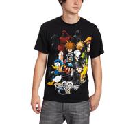 Mad Engine Kingdom Hearts - T-Shirt - Uomo Nero Large