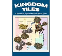 Kingdom Tiles Puzzle Book: Unique Puzzle Game about Drawing Borders and Dividing Territories | 6x9 inches, 75 pages | 50 Puzzles ... Gift for Puzzle Lovers, New Challenge