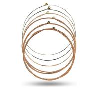 KINGDUO 6Pcs / 1Pack Corde Per Chitarra Acustica Professionale Al Fosforo Rame Rivestimento .010-.050 Pollici Clear Tone Soft Feeling Na-G1