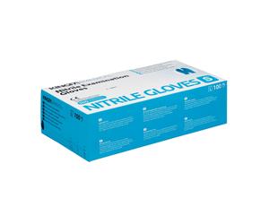Kingfa Nitril Giove usa e getta -Fee, blu, 100 pezzi 100 pz Guanti