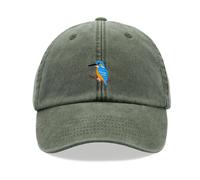 Kingfisher Cappello Baseball Vintage Slavato Unisex Papà Uccello Watcher Animale