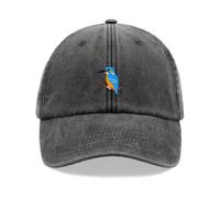 Kingfisher Cappello Baseball Vintage Slavato Unisex Papà Uccello Watcher Animale
